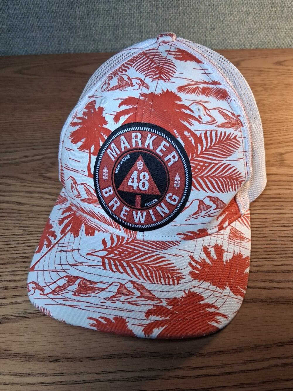 Marker 48 Brewing Ballcap Trucker Hat Weeki Wachee Florida Beer Baseball Cap